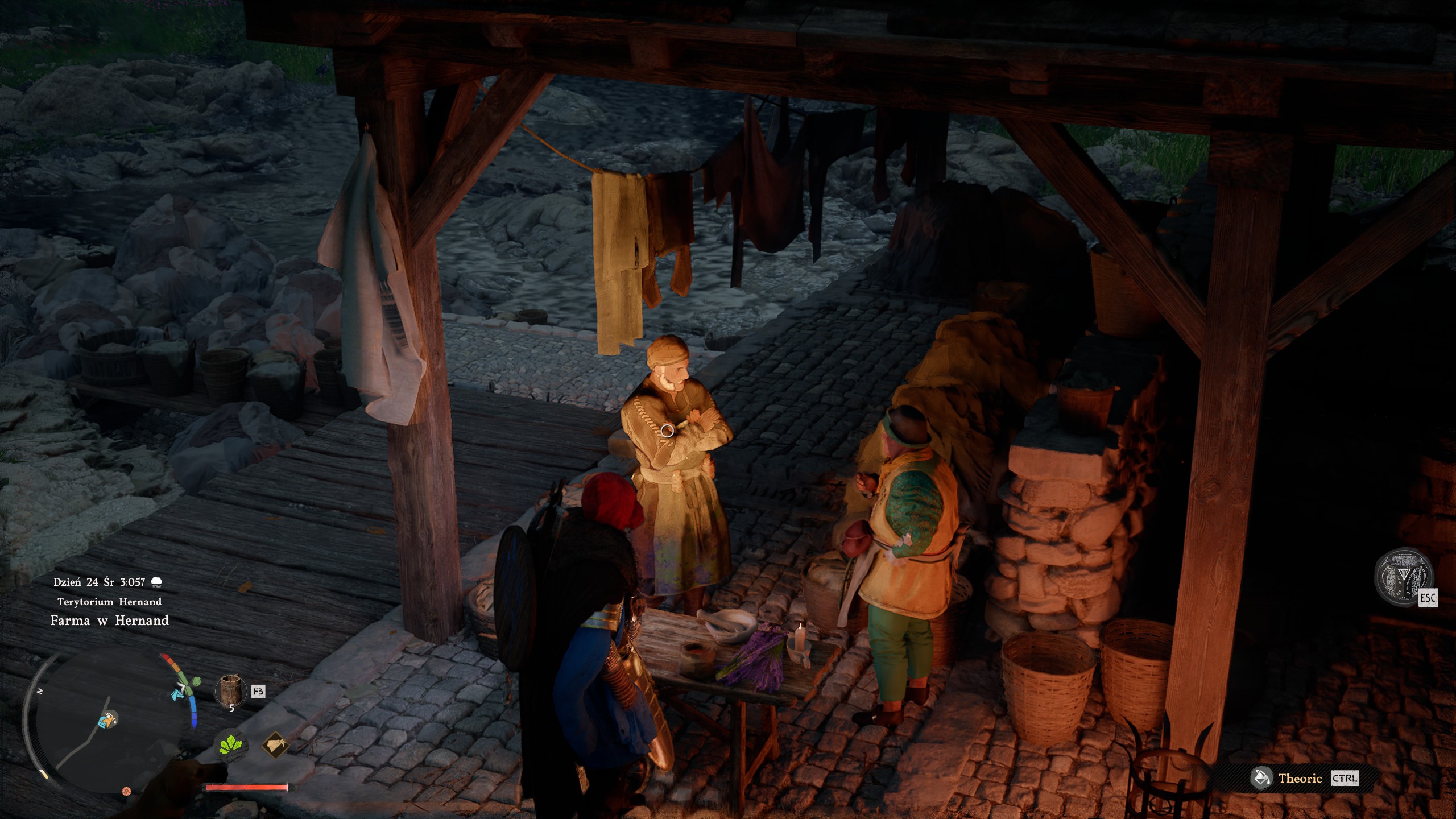 Crimson Desert - Szary i ponurzy: ubiór, barwnik, farbiarnia