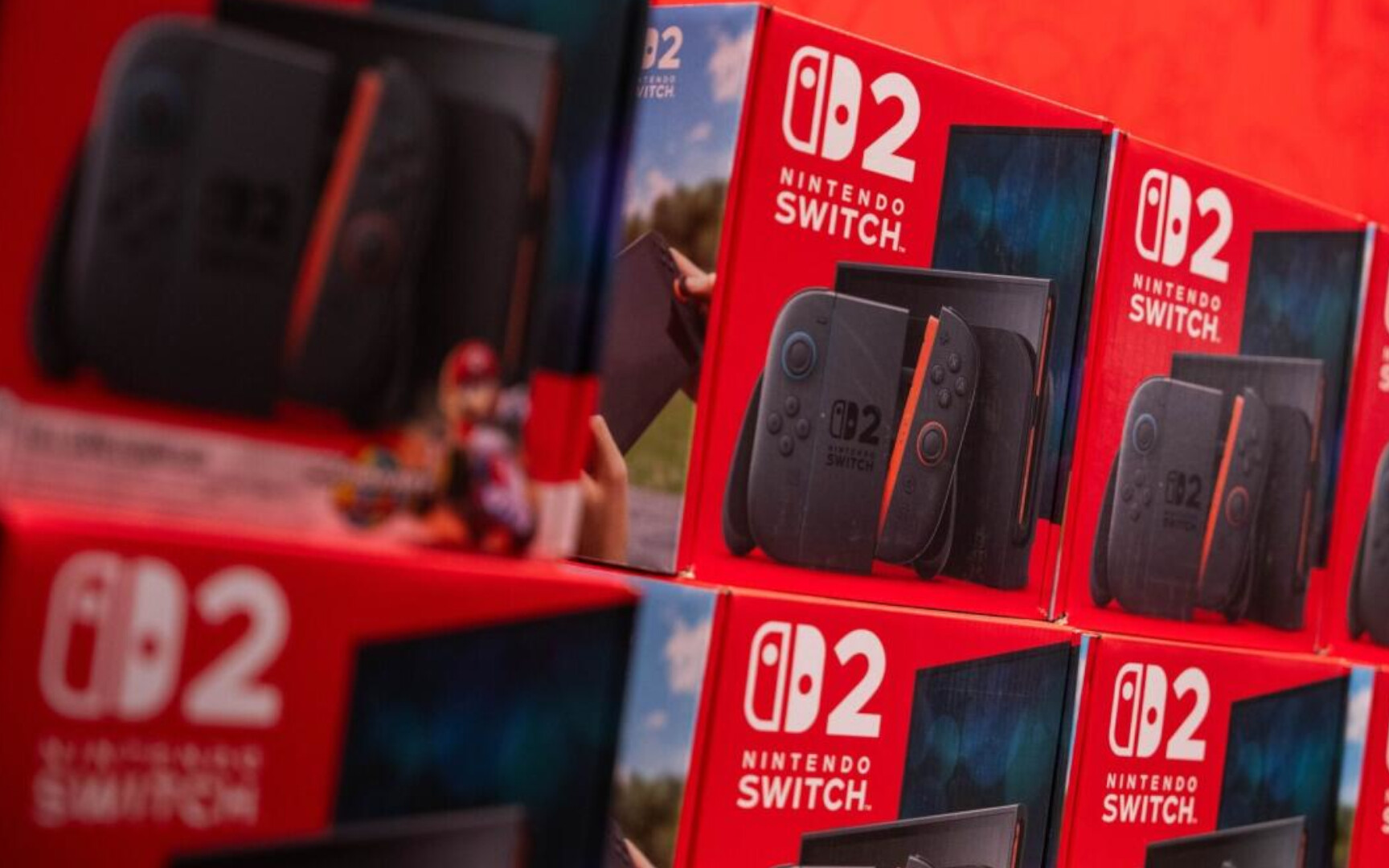 Nintendo Switch 2 na półkach