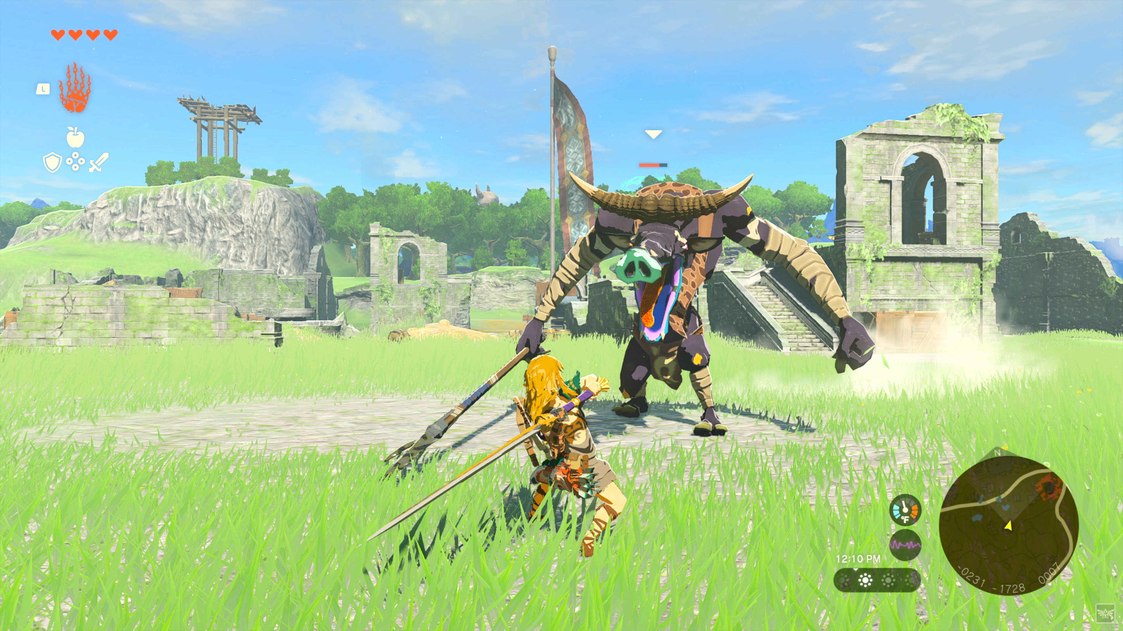 The Legend of Zelda: Tears of the Kingdom - recenzja - walka