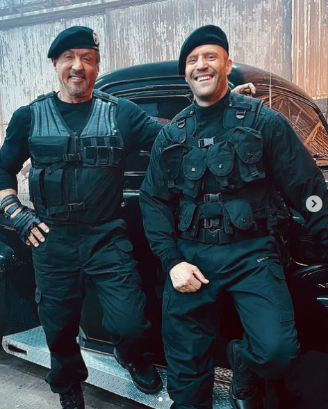 Niezniszczalni 4 na pierwszym zdjęciu z planu. Sylvester Stallone pozuje z Jasonem Stathamem