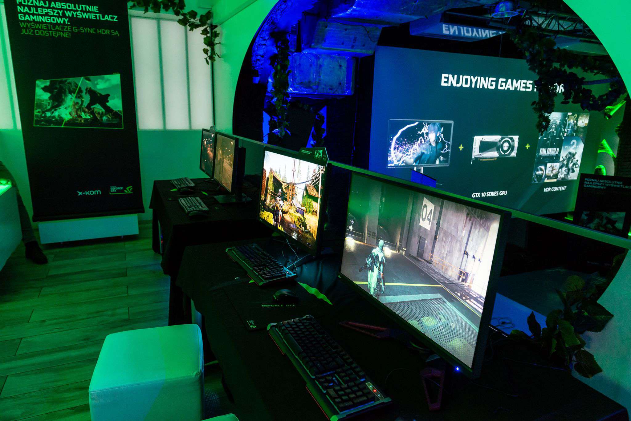 Monitory 4K z HDR i nowe laptopy dla graczy - Nvidia prezentuje nowy sprzęt