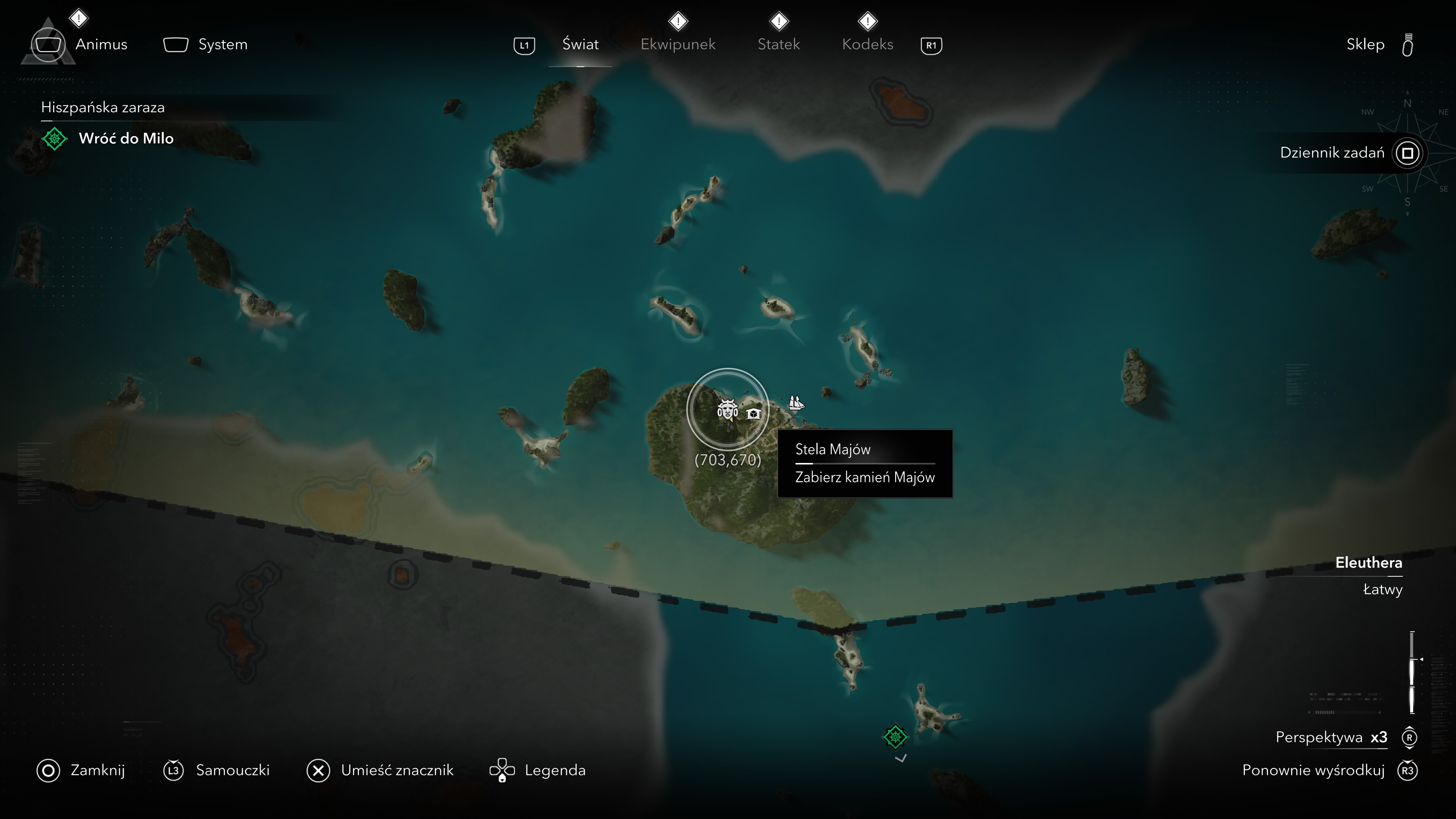 Assassin's Creed Black Flag Resynced - Stele Majów na Wyspa Kotów