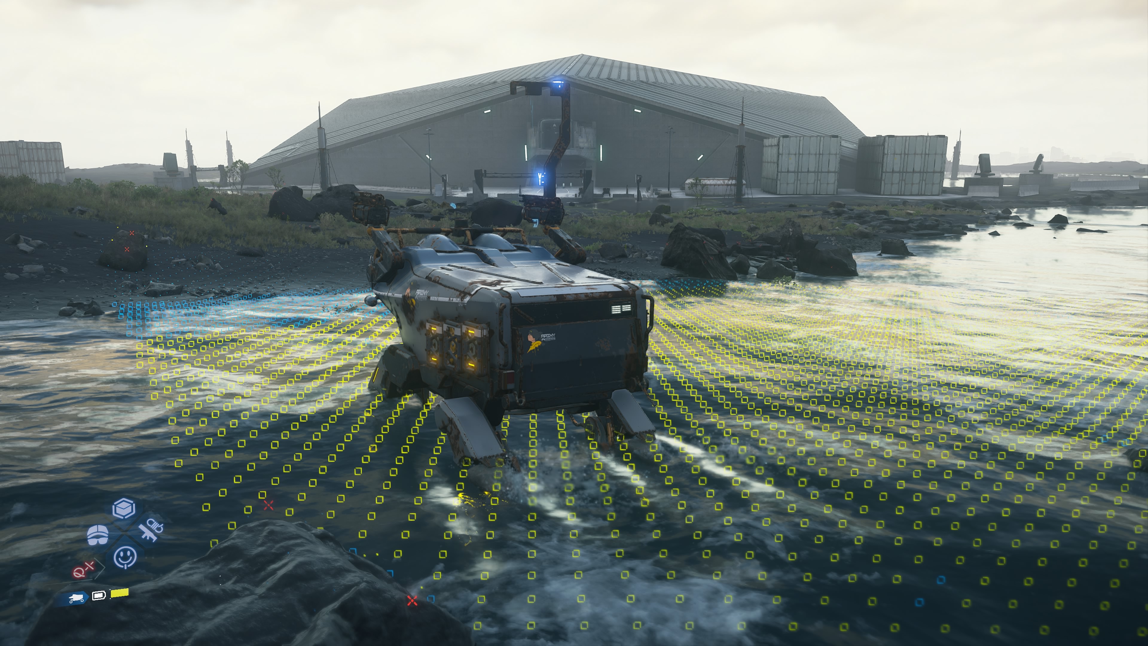 Death Stranding 2 - Zlecenie 41: prototypy kontrolerów pola chiralnego, węzeł F6, Fort Południowy