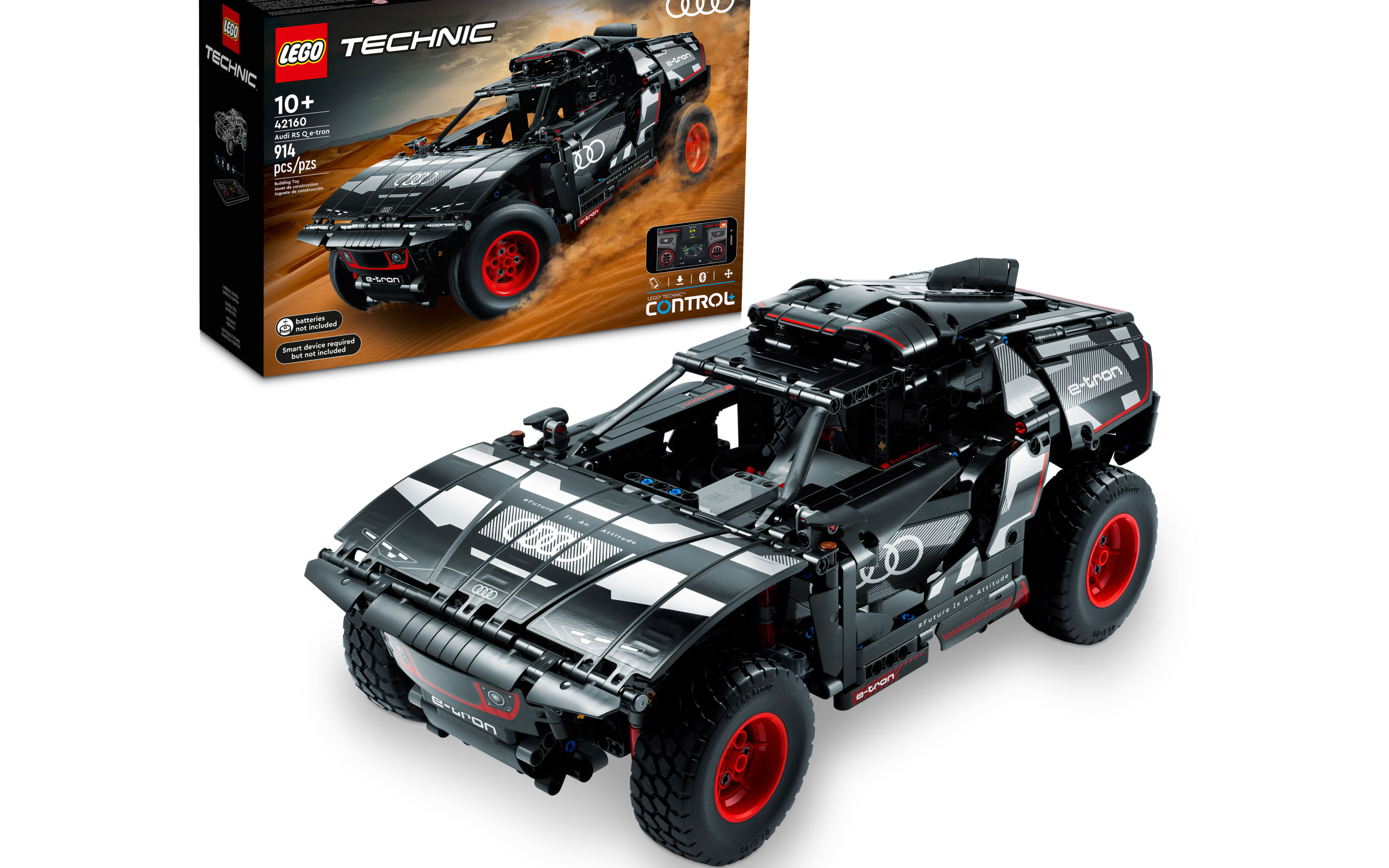 Promocja na zestaw LEGO dla fanów Audi. Model RS Q e-tron z 914 elementami za 519 zł (rabat 70 zł)