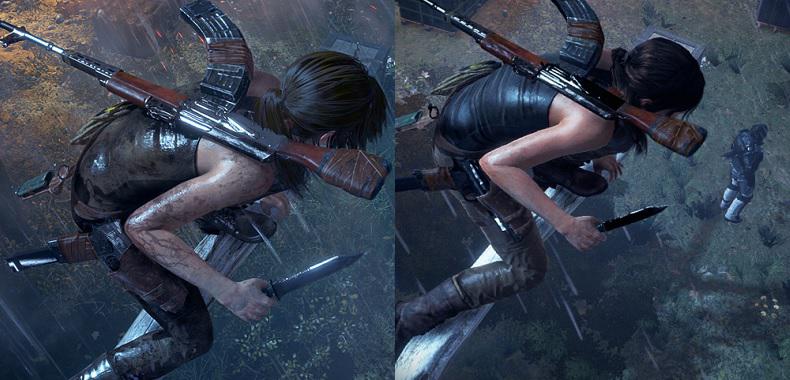 Jak duża jest różnica między Rise of the Tomb Raider na Xboksa One i X360?