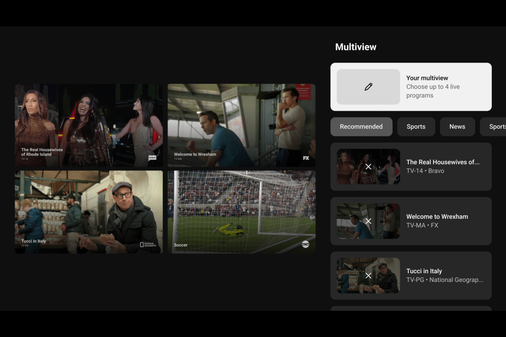 YouTube TV Multiview 2.0