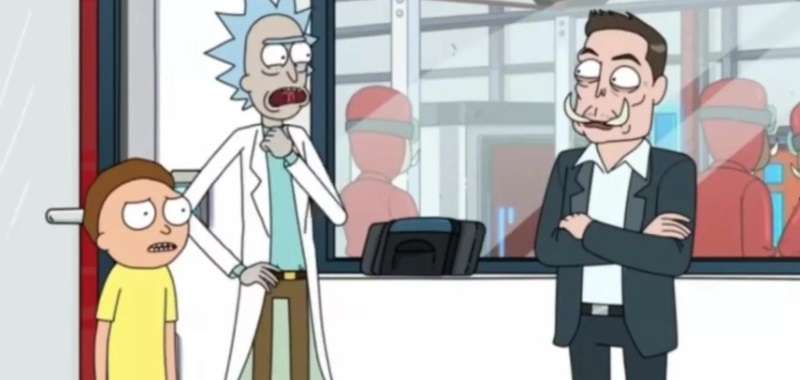 Rick and Morty z Elonem Muskiem. Szef Tesli jako Elon Tusk z kłami dzika