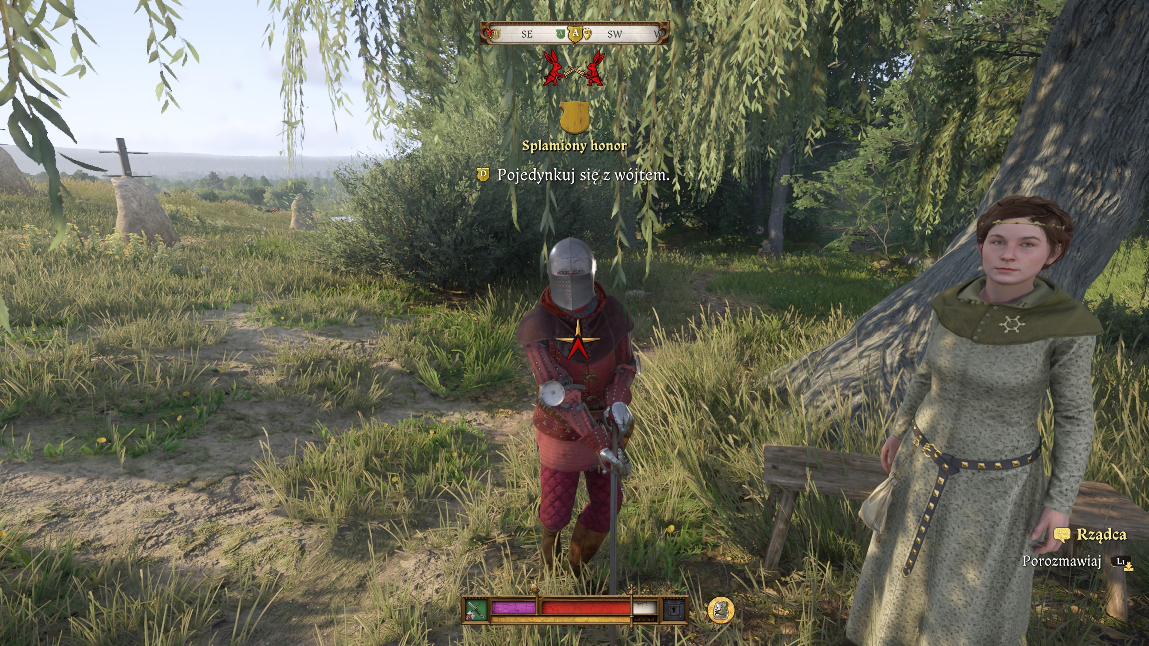 Kingdom Come Deliverance 2 - Splamiony honor: wynagrodzenie, rządca, Jedliczka, Anela, pojedynek