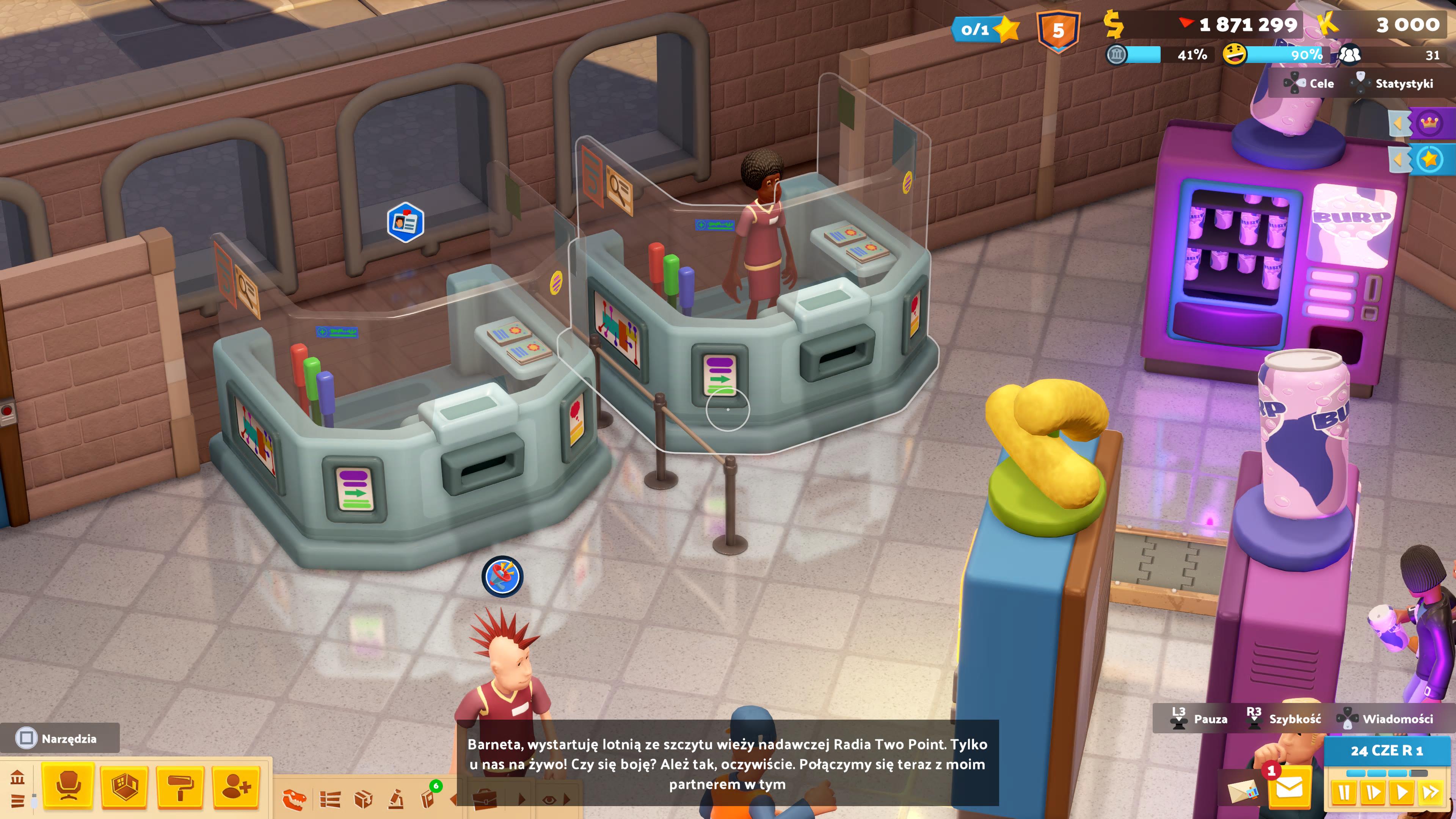 Two Point Museum - recenzja - gameplay - budowa swojego miejsca