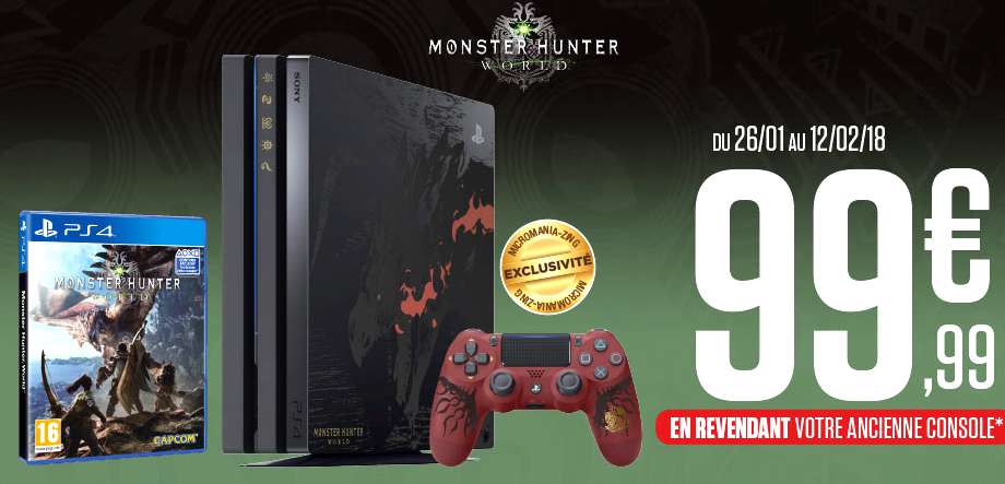 Monster Hunter World. Piękna edycja limitowana z konsolą i grą w europejskim sklepie