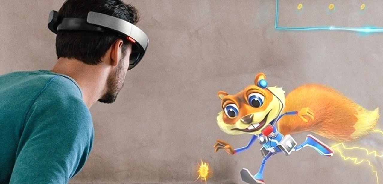Conker nie zasłużył na takie traktowanie - gameplay z Young Conker na HoloLens