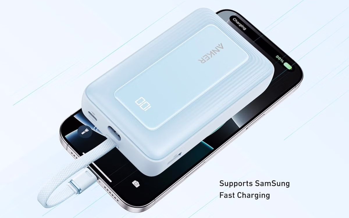 Powerbank Anker Zolo z kablem USB-C, 30W, 20 000 mAh za 100 zł