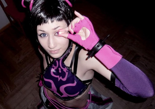 Polski cosplay - Violet jako Juri Han