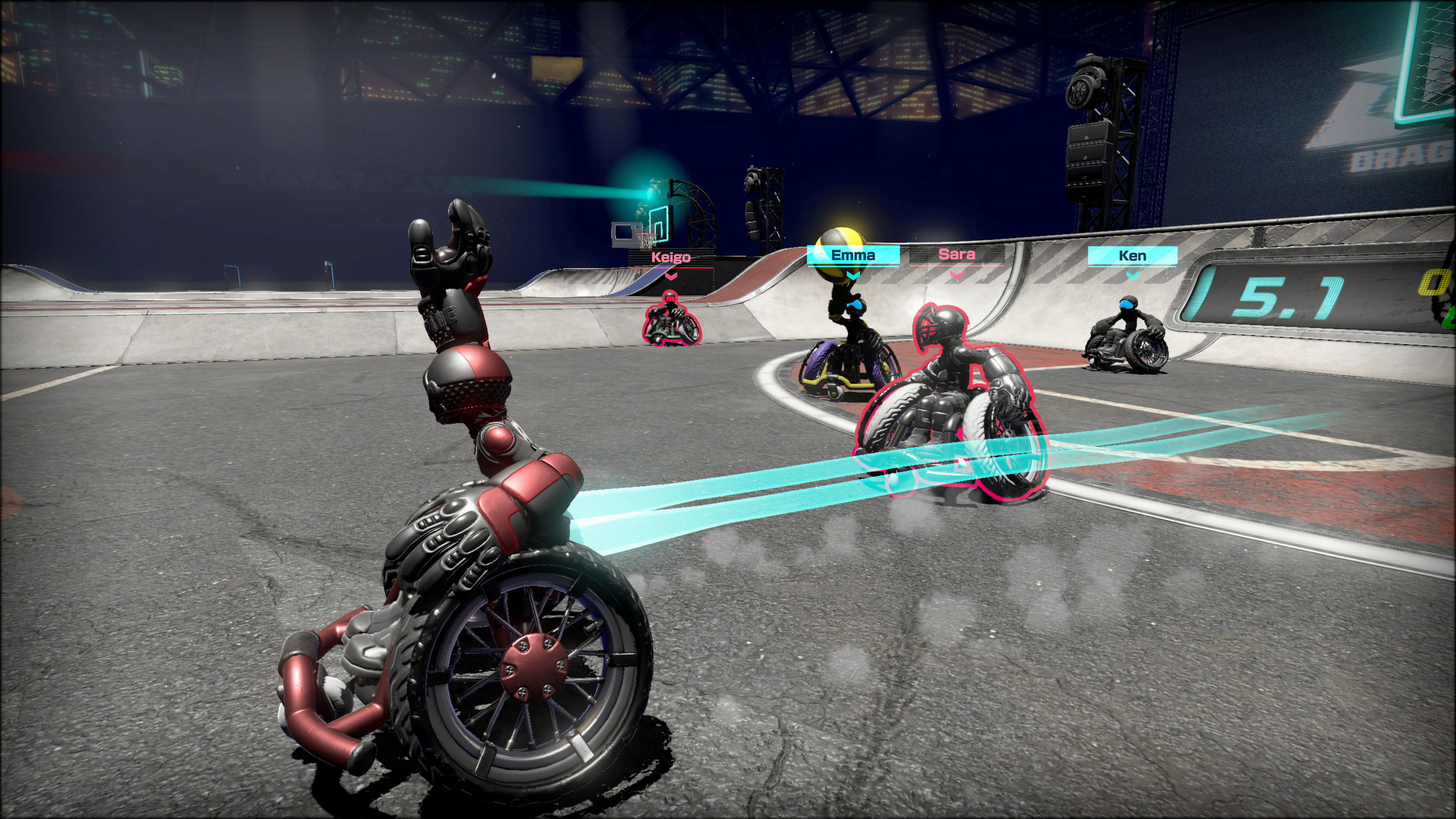 Drag x Drive - playtest - akcja