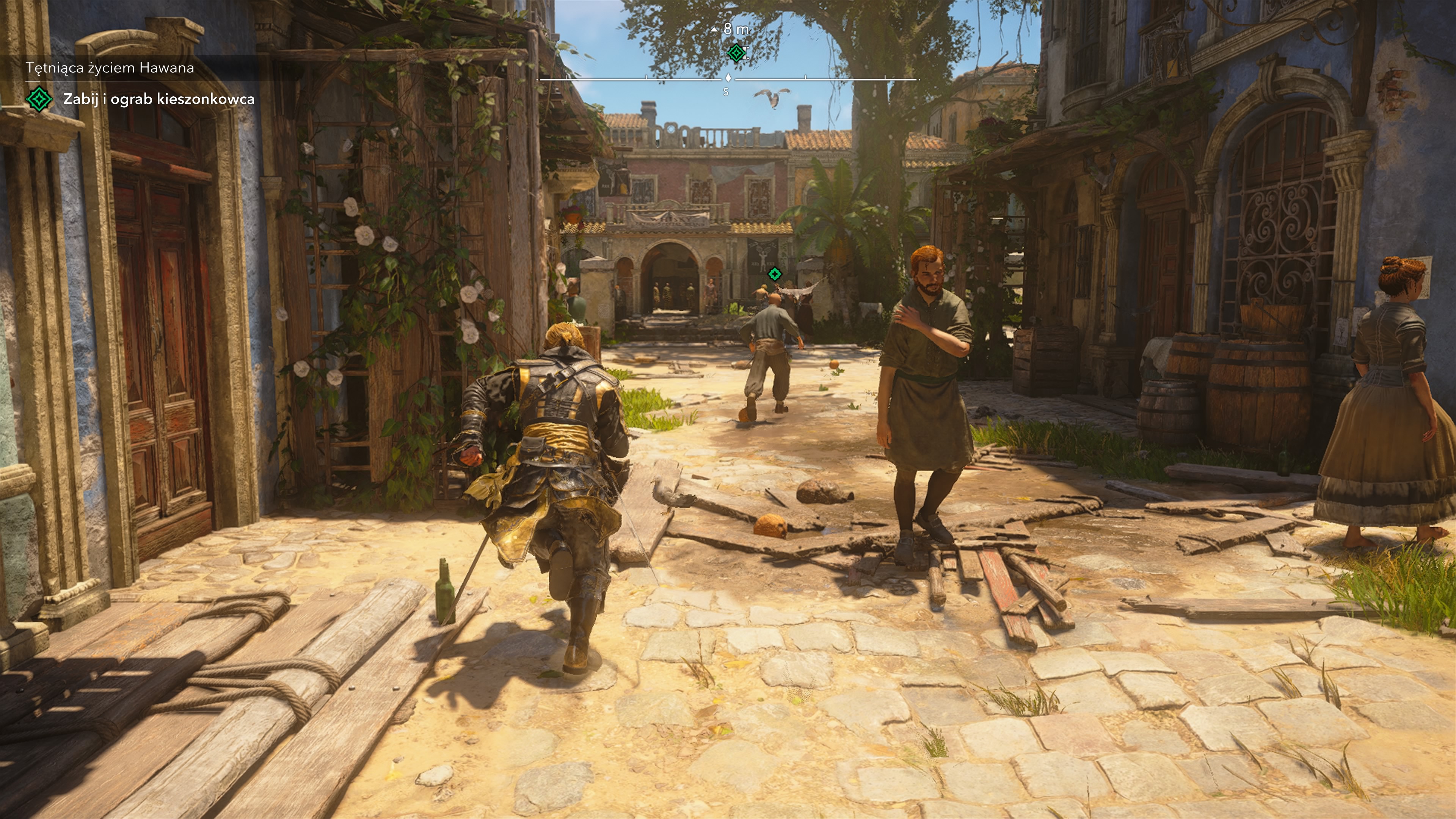 Assassin's Creed Black Flag Resynced - Tętniąca życiem Hawana: kordelas, tawerna, hiszpańcy żołnierze