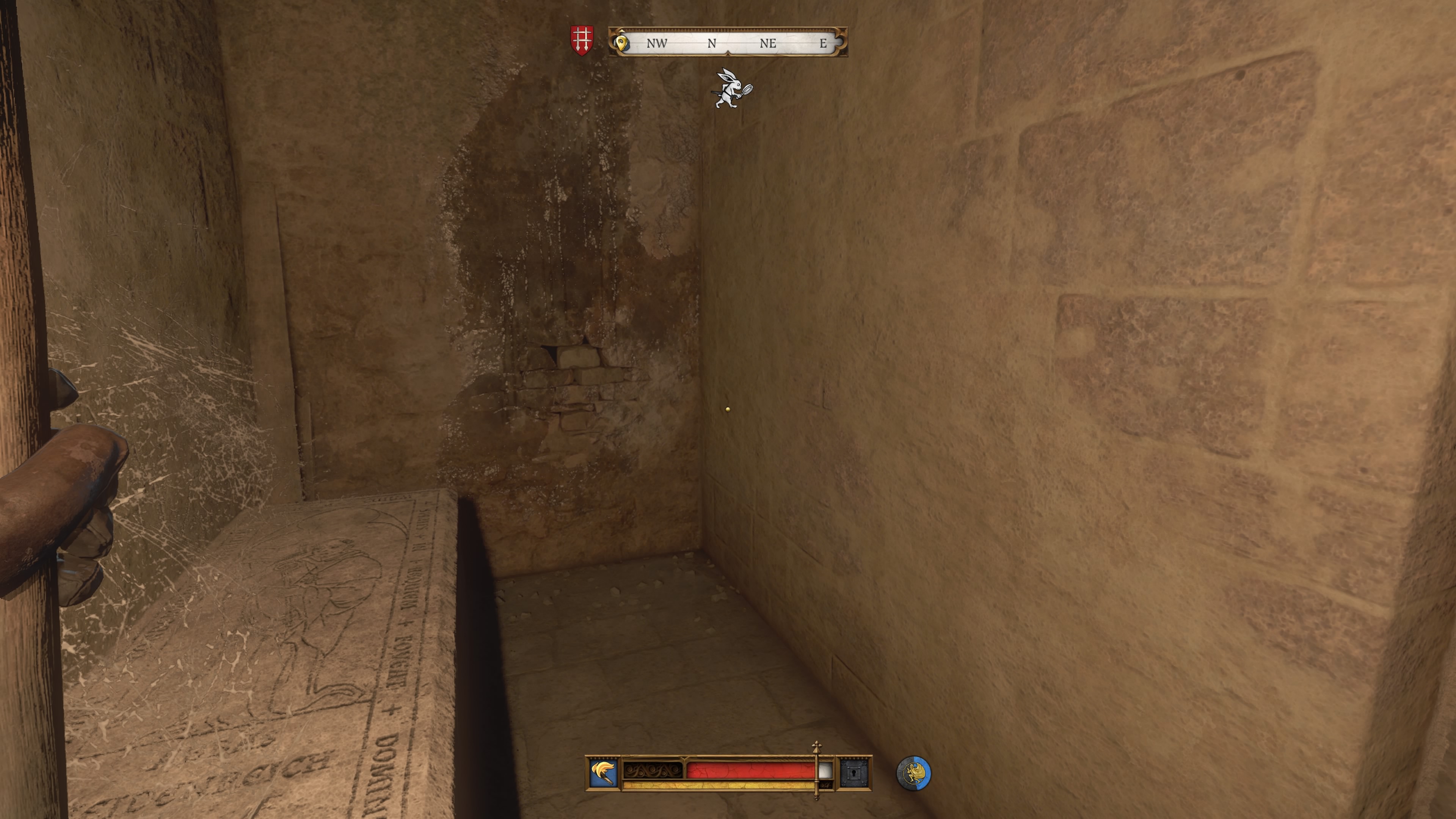 Kingdom Come Deliverance 2 - Niemi świadkowie: robotnicy, kościół, przeszukanie krypty, krzyż, wyjście