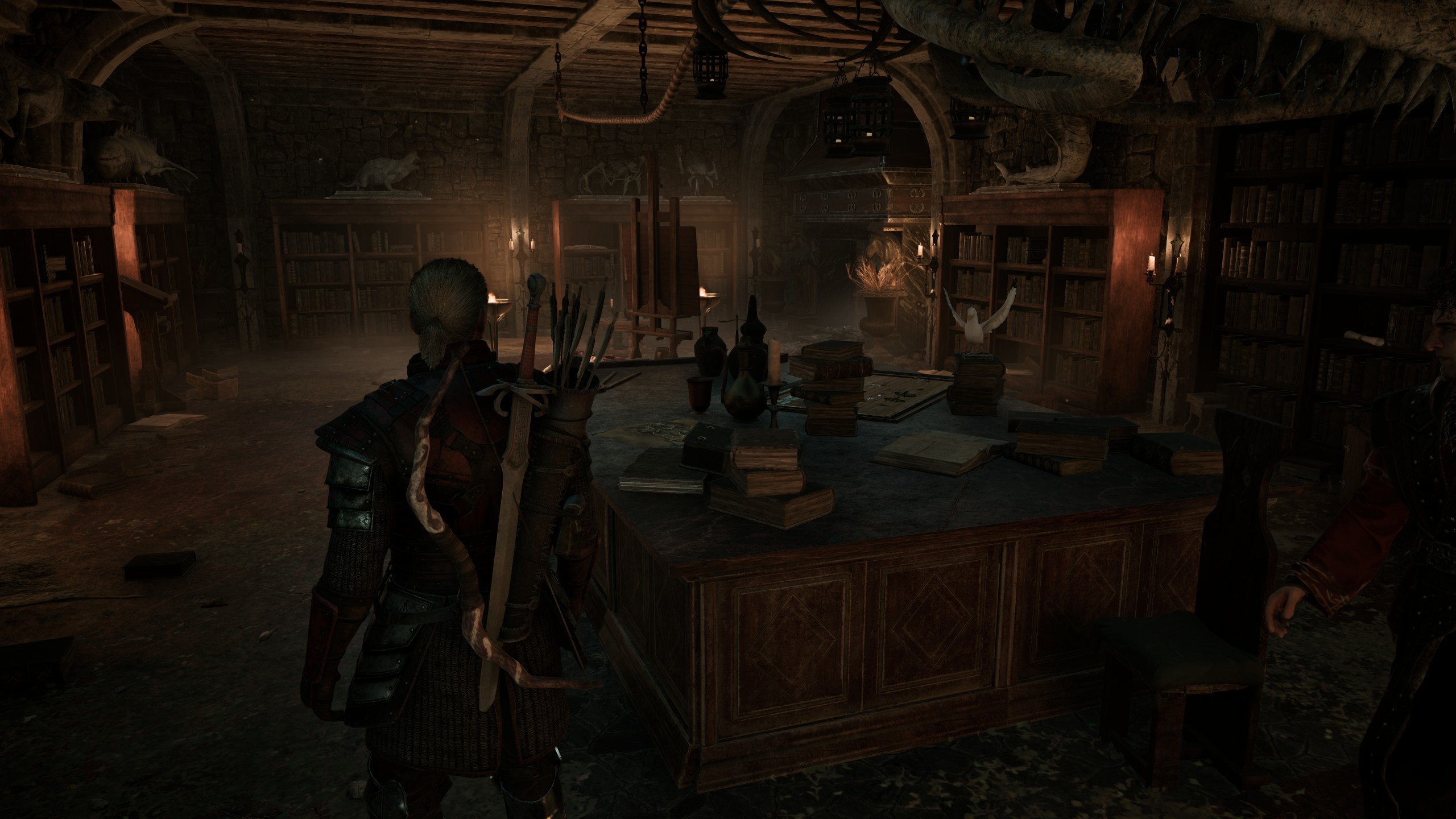 Gothic 1 Remake - Kamień ogniskujący w Górskiej Fortecy: Golem mostowy, książki