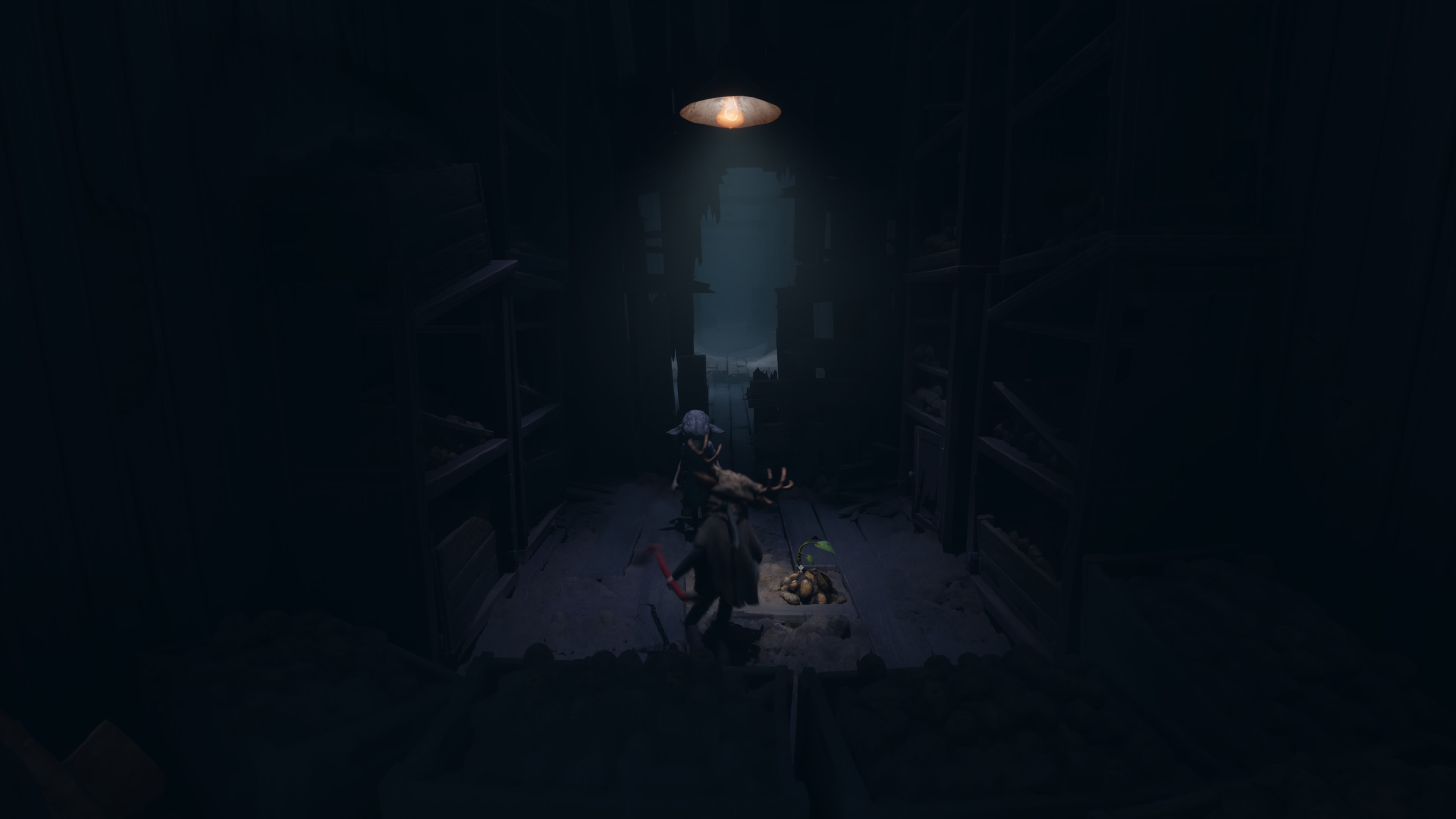 Reanimal - Akt 2: Bez dachu nad głową, opis przejścia, znajdźki: teatr, zegar, ludziki, jadalnia, zasadzka