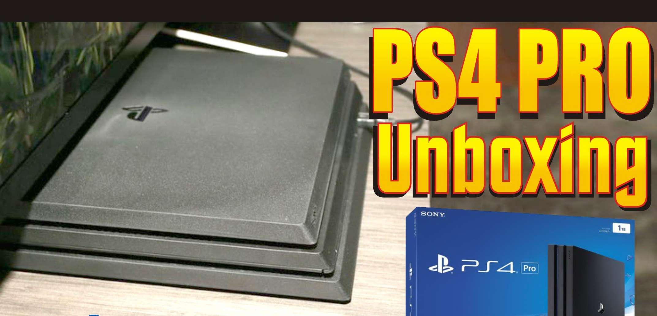 PS4 Pro nie jest aż takim &quot;grubasem&quot; - porównanie gabarytów nowej konsoli i unboxingi!