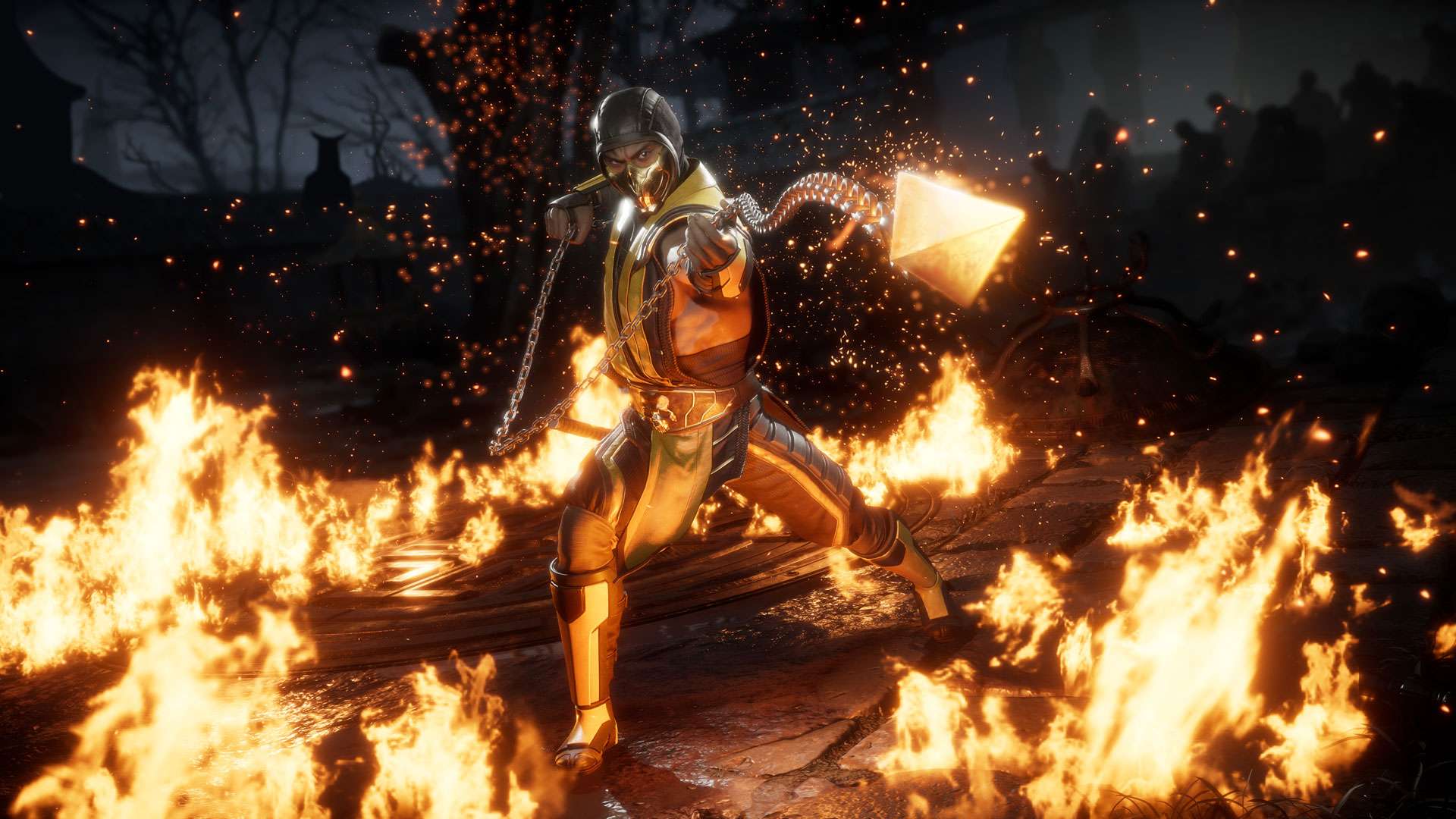 Mortal Kombat 11. Świeżutkie screeny pokazują Scorpiona i Raidena w akcji