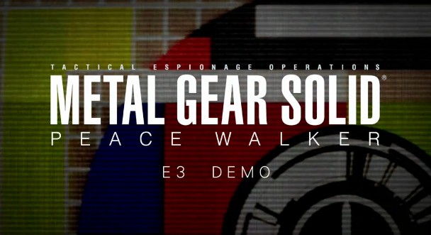MGS: Peace Walker E3 demo w HD