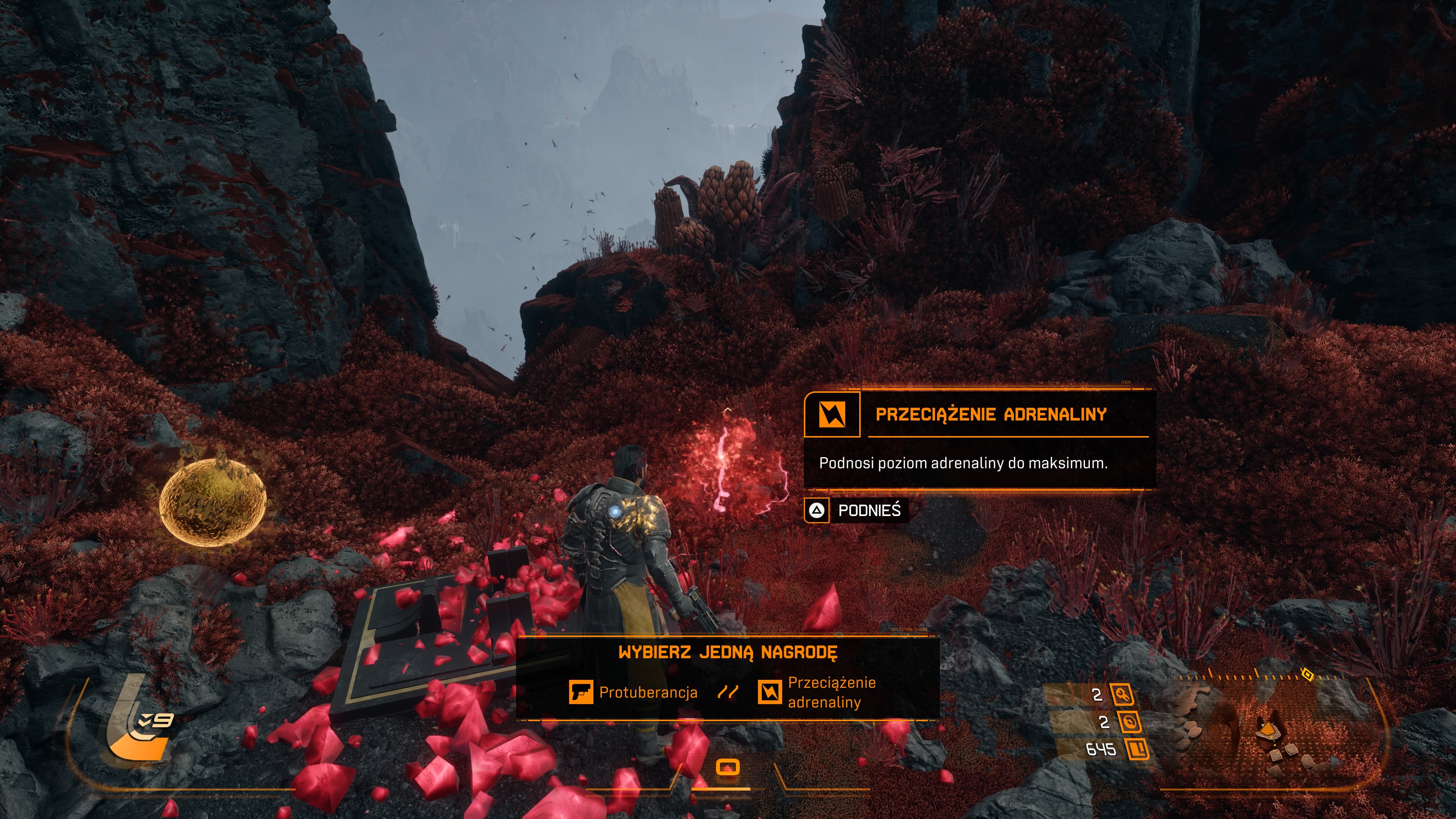 Saros - Bronie mocy: protuberancja, przygnębiacz, lanca nova (adrenalina), Ilumin: która nagroda najlepsza?