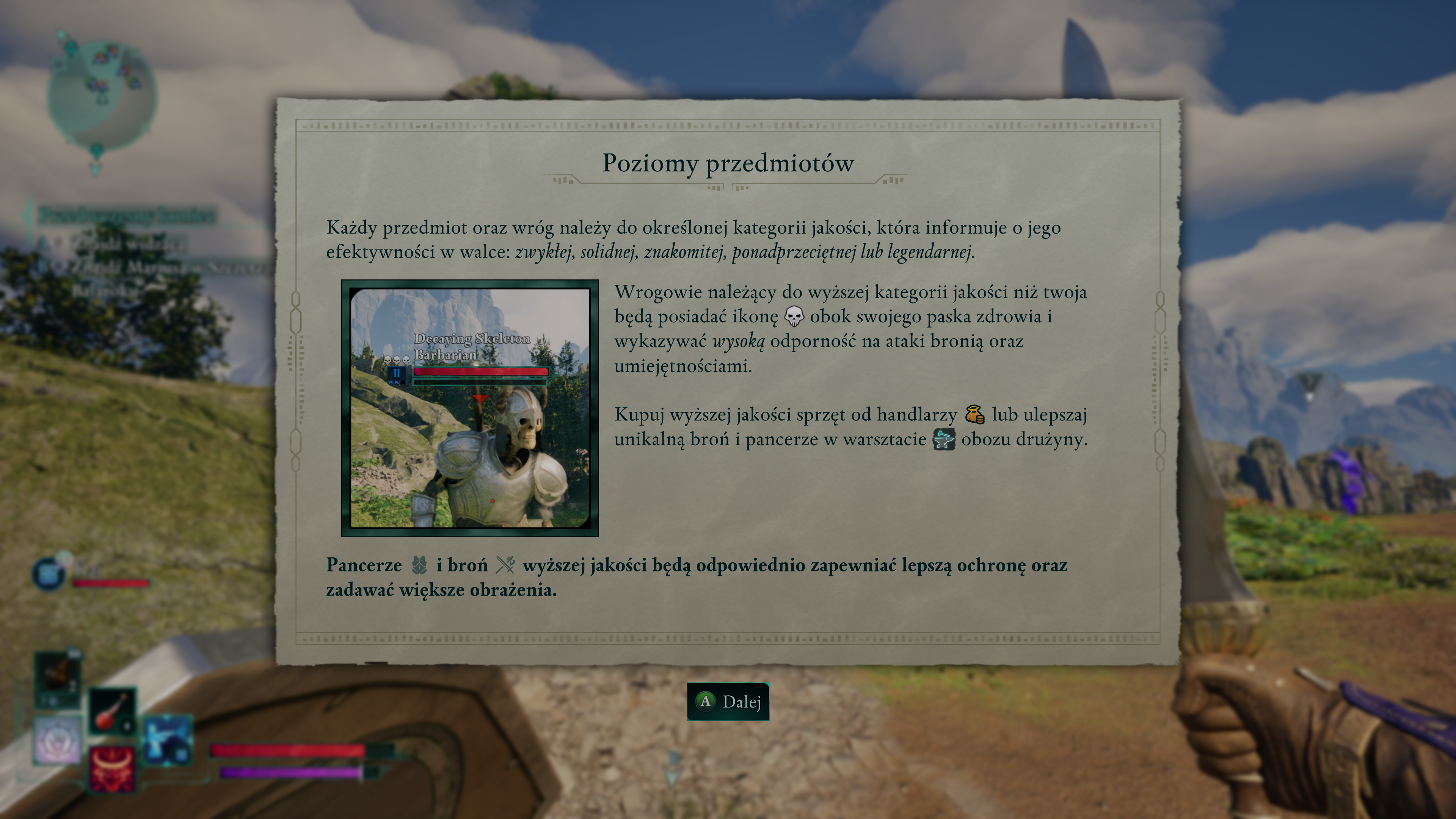 Poziomy przedmiotów w Avowed_1