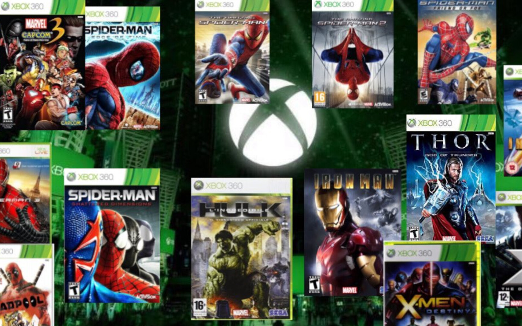 Xbox Marvel Activision games