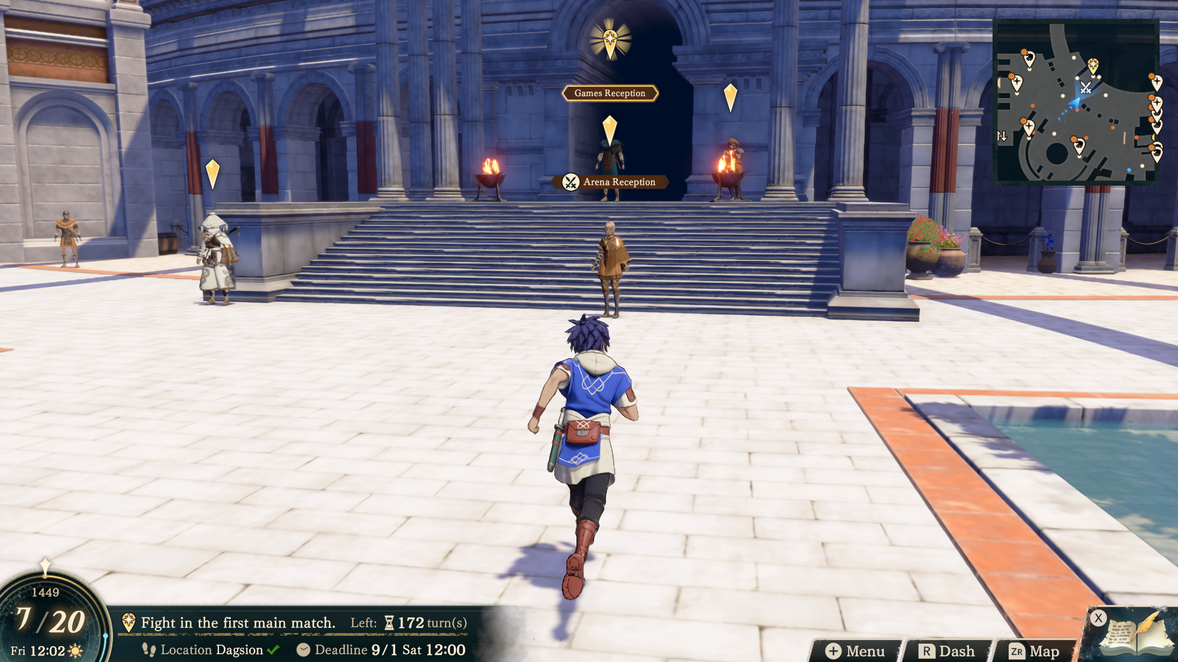 Fire Emblem: Fortune’s Weave - recenzja gry. Bieganie po mieście