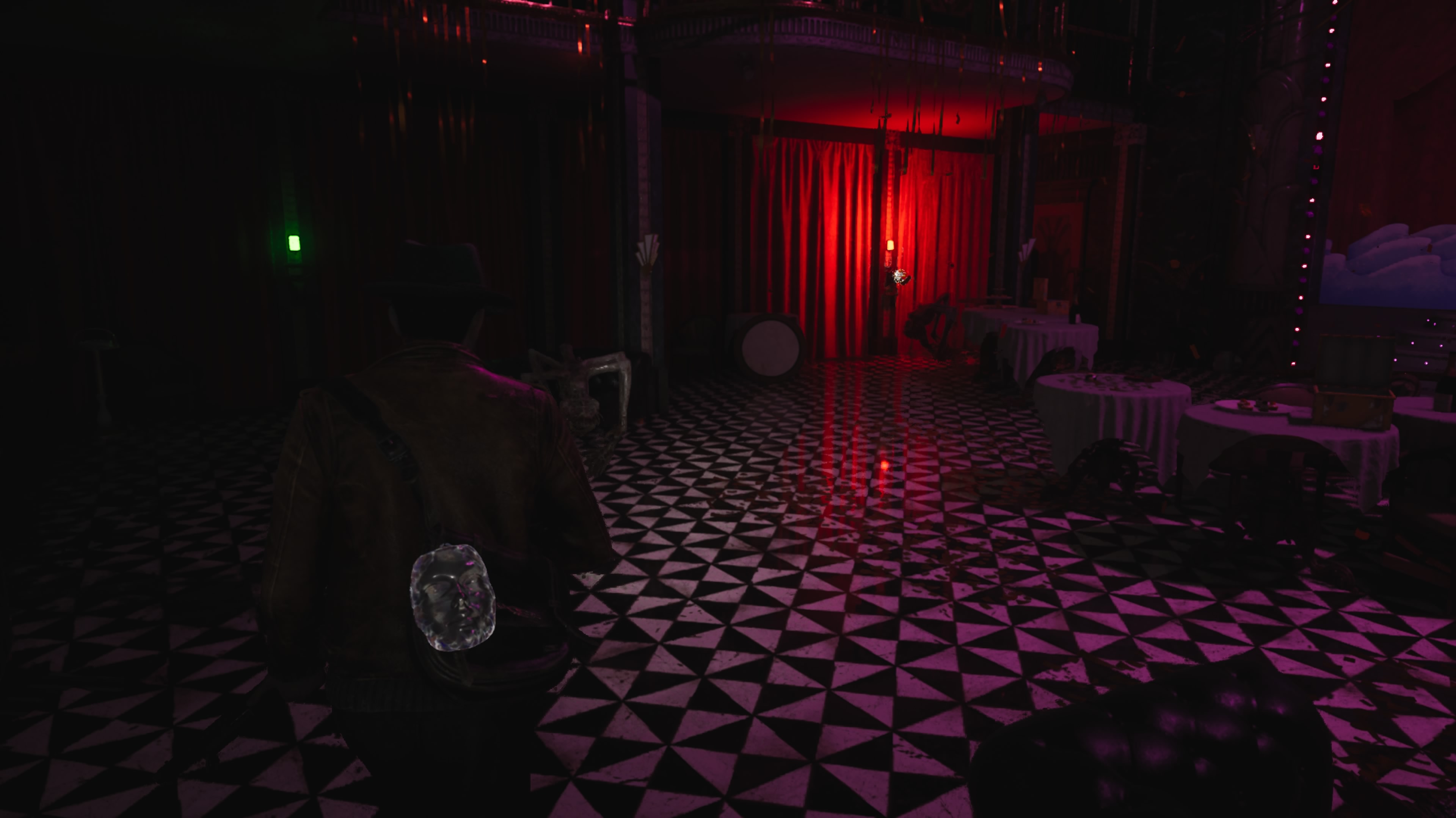 The Sinking City 2 - Hotel Devil's Reef: piwnica, trujący gaz, trzy klucze Lorelei, syrena, szkatułki, scena