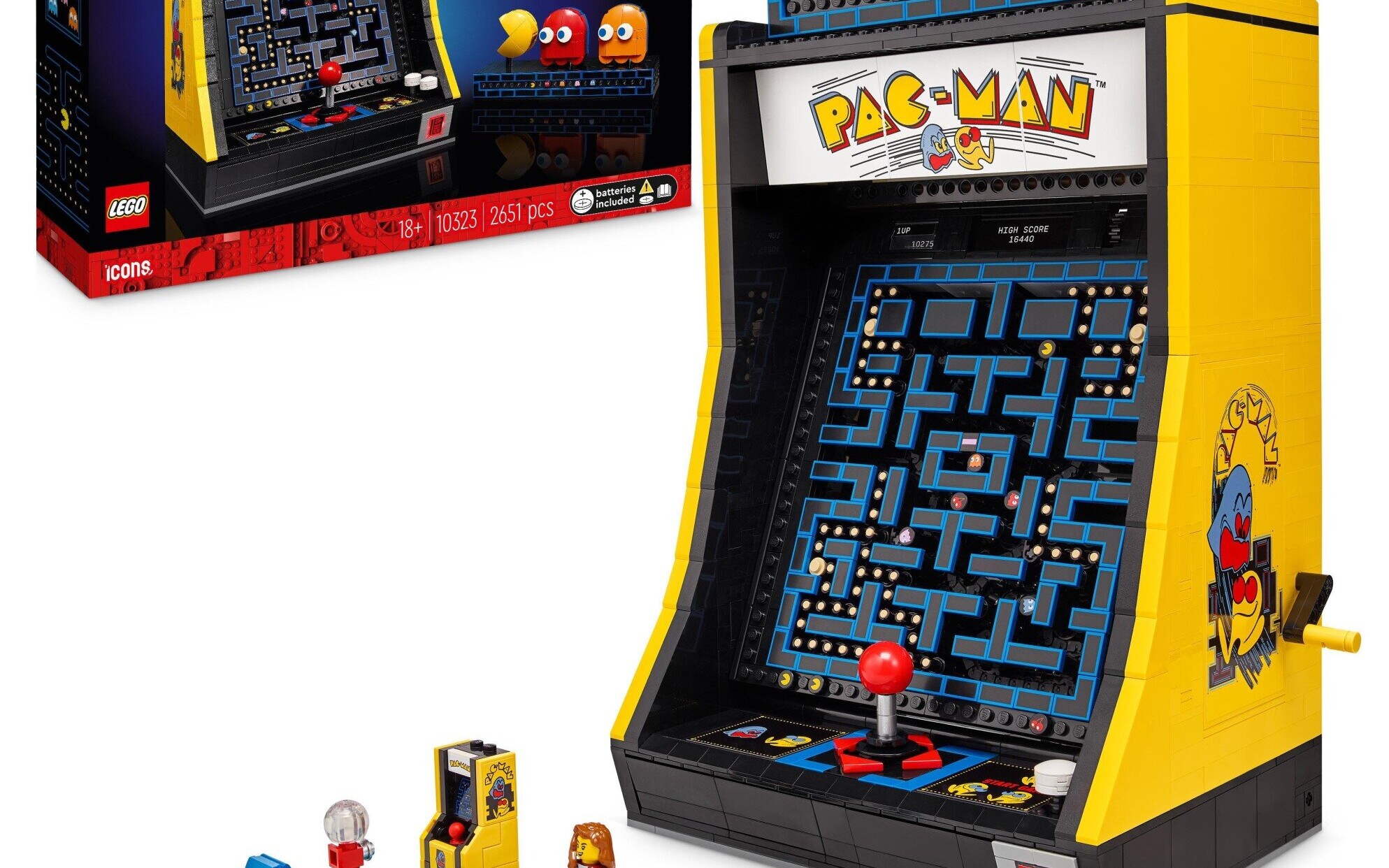 Przepiękny zestaw LEGO z automatem do gry Pac-Man (2651 elementów) - za 849 zł (rabat 250 zł)
