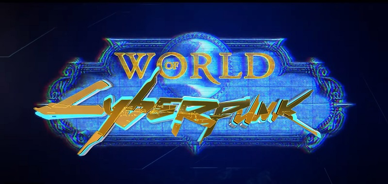World of Warcraft w Cyberpunk 2077. Elfy i orki zwiedzają futurystyczny świat