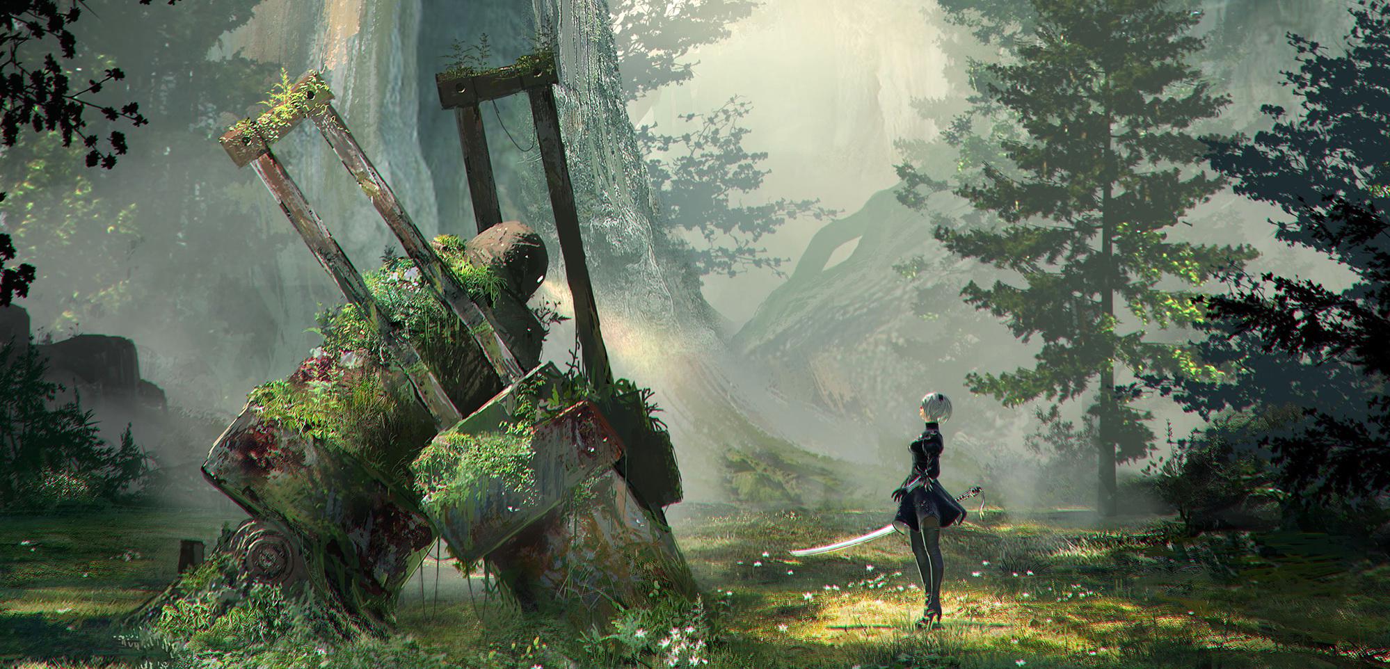 NieR: Automata wygląda rewelacyjnie - pierwsze grafiki w wysokiej jakości i info o fabule
