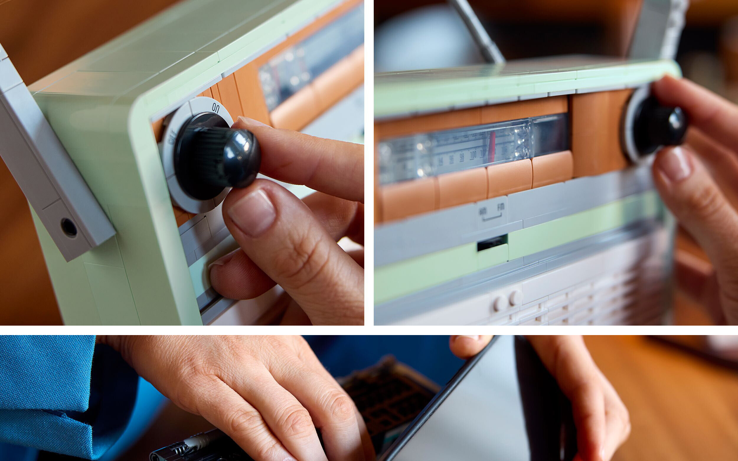 Radio w stylu retro jako zestaw LEGO - 906 elementów do złożenia za 299 zł zamiast 439 zł