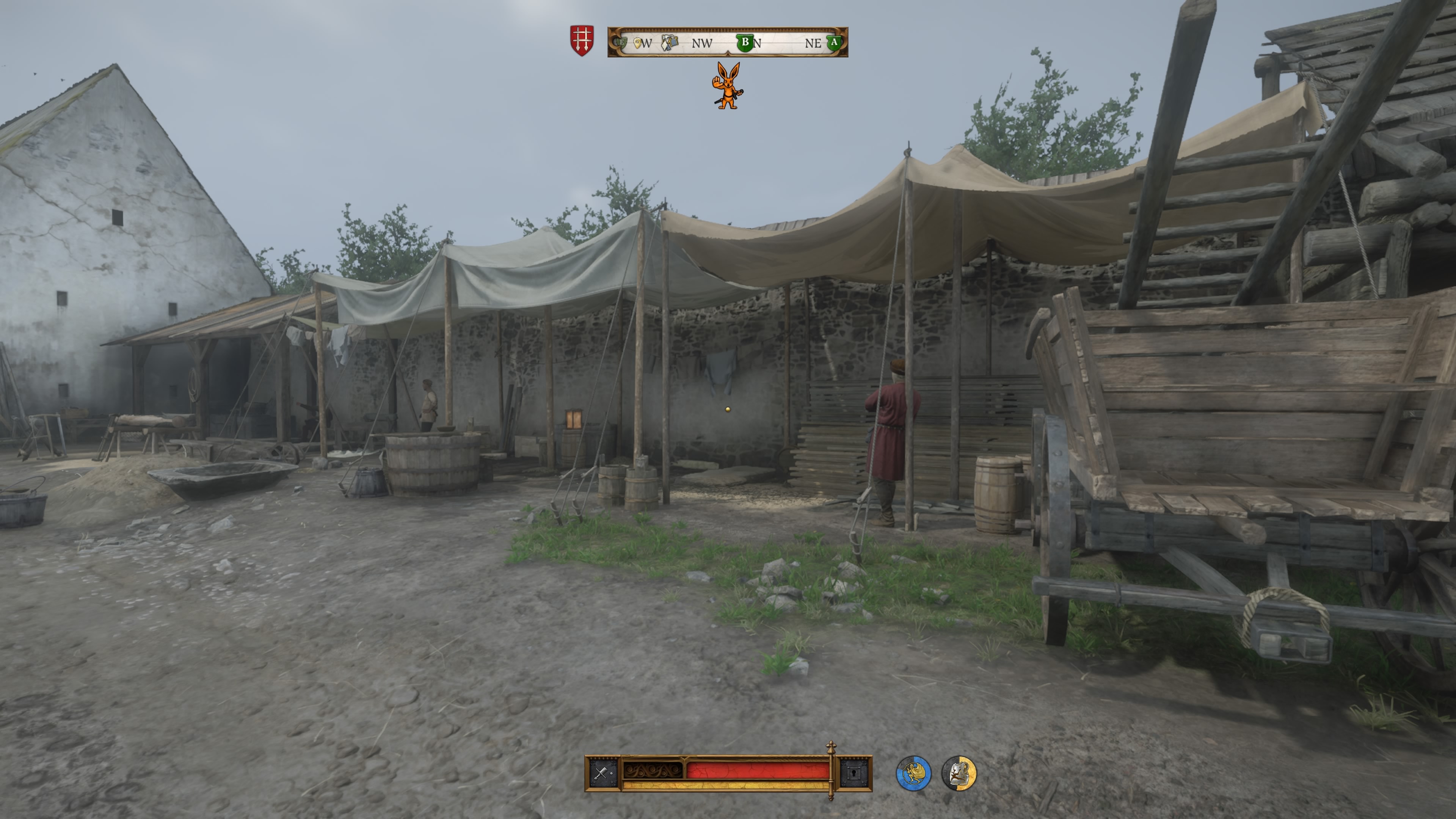 Kingdom Come Deliverance 2 - Niemi świadkowie: robotnicy, kościół, przeszukanie krypty, krzyż, wyjście