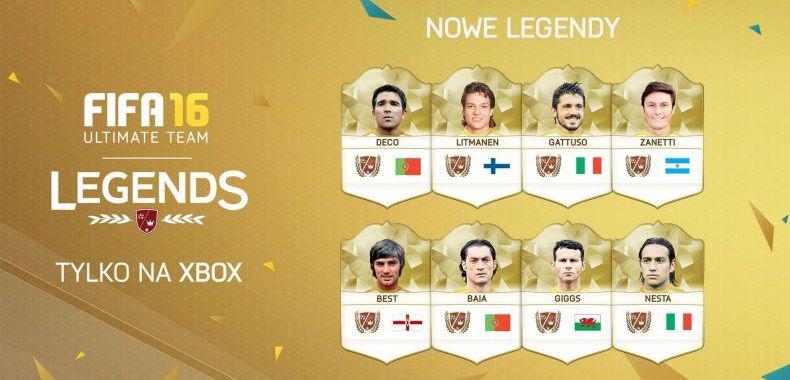 Nowe legendy trafią do FIFA 16 Ultimate Team
