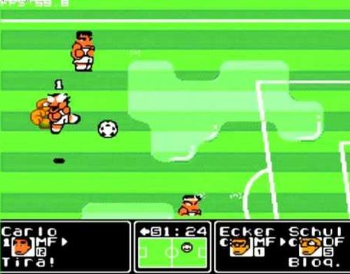Kunio Kun no Nekketsu Soccer League (Goal 3)