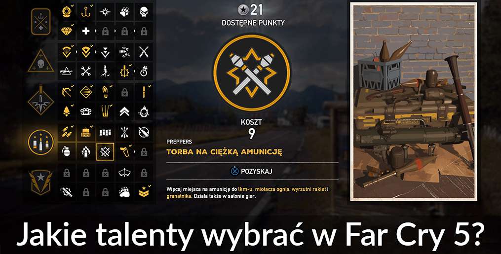 Poradnik Far Cry 5. Które talenty wybrać na początku gry?