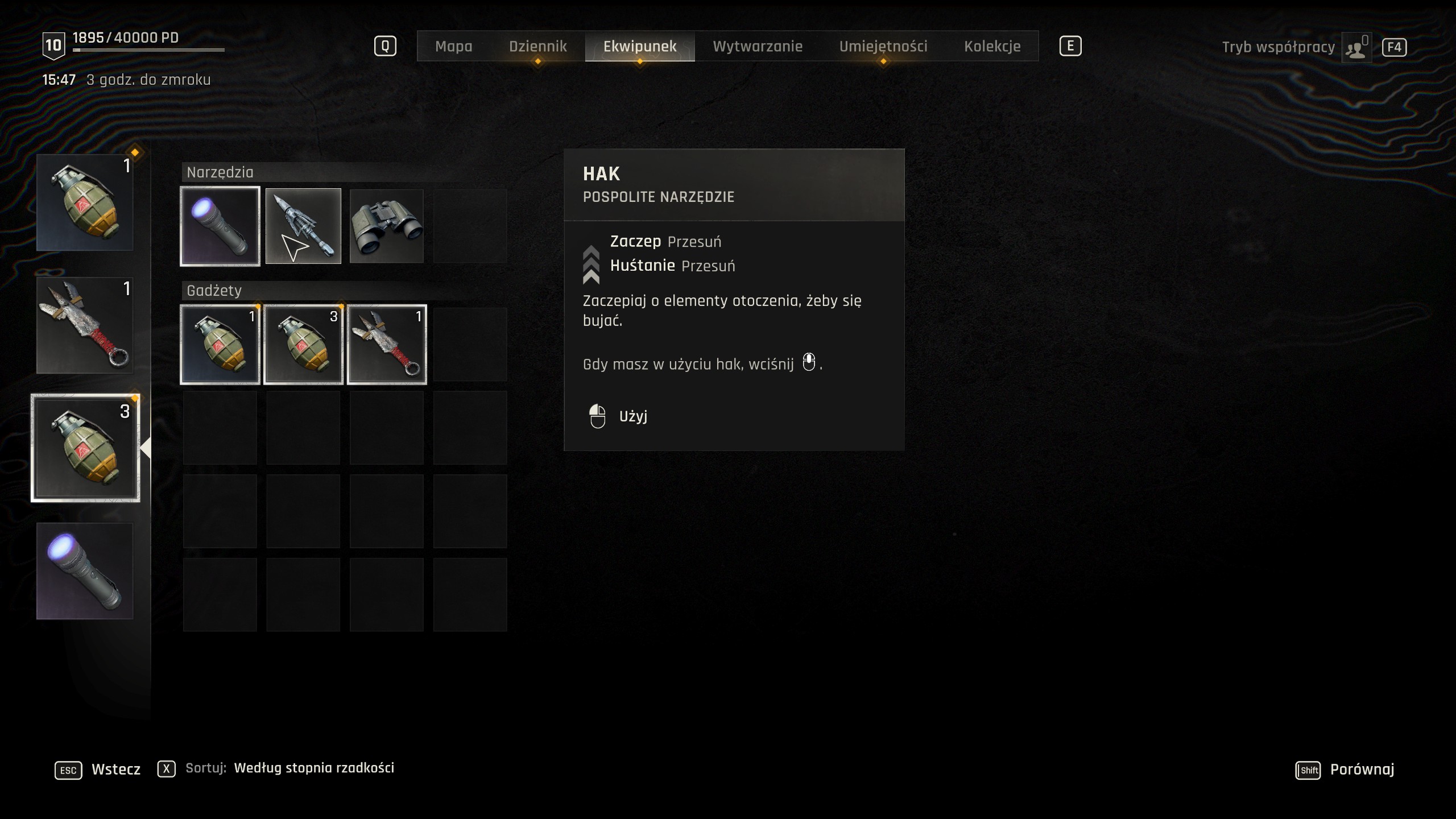 Dying Light The Beast - Hak: jak używać do szybkiego przemieszczania się, paralotnia