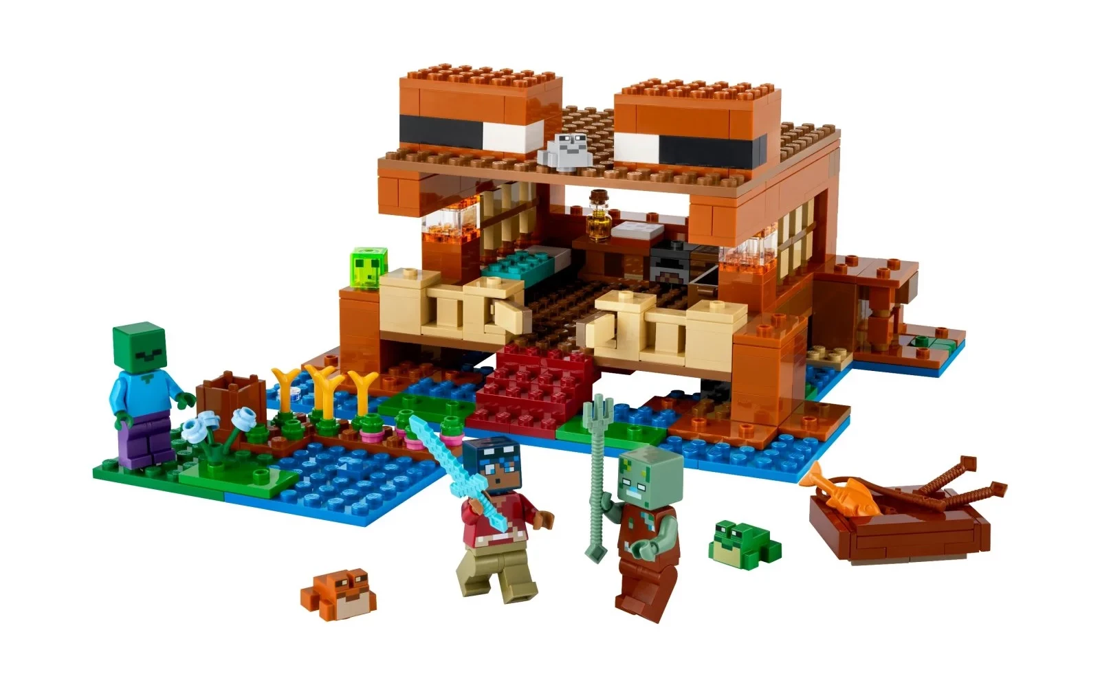 lego minecraft żabi domek