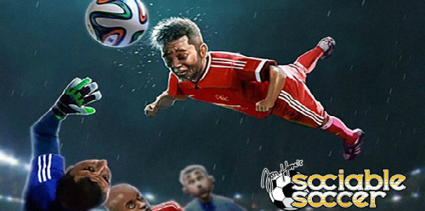 Prezentacja gameplayu Sociable Soccer