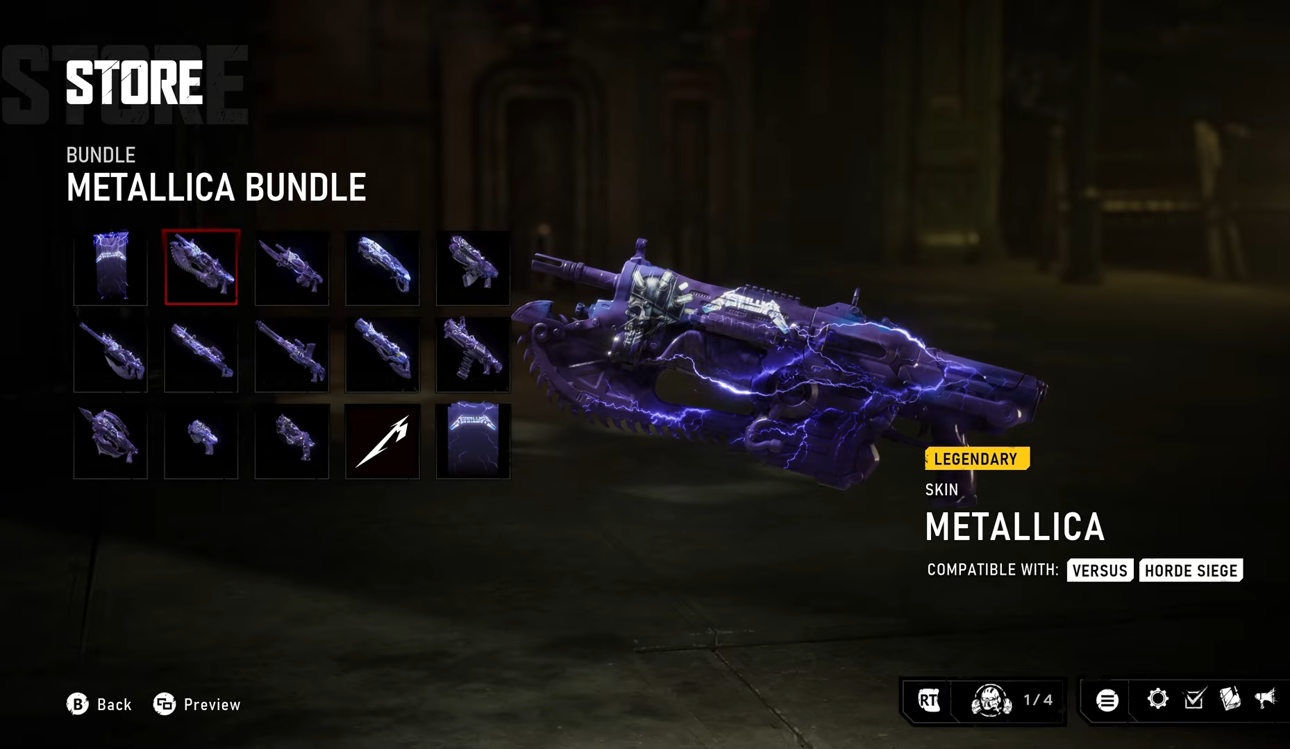 Gears of War E-Day Metallica Bundle