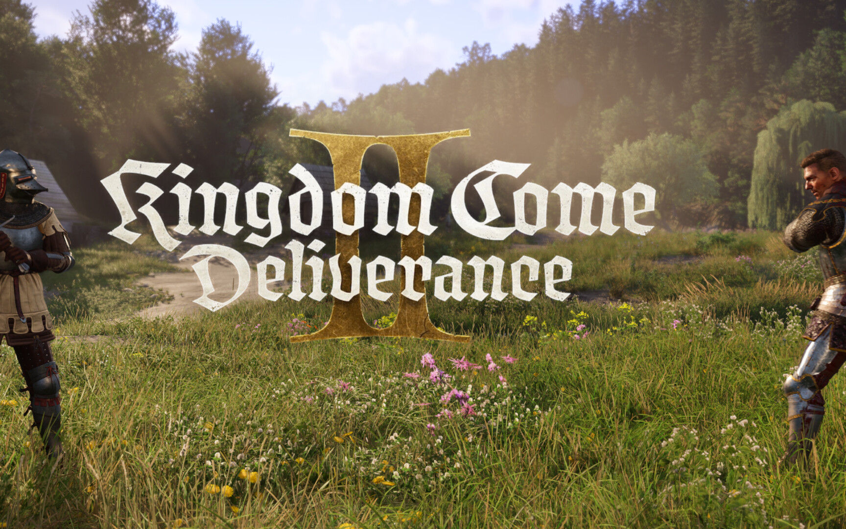 Kingdom Come Deliverance II battle scene logo