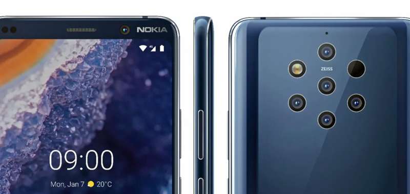 Nokia 9 Pure View na oficjalnych renderach