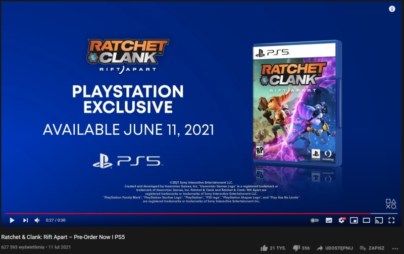 Ratchet &amp; Clank: Rift Apart może trafić na PC? Insomniac Games reaguje [aktualizacja #1]