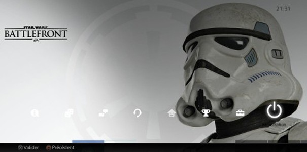 Zamawiając przed premierą Star Wars: Battlefront w PS Store otrzymacie statyczny motyw