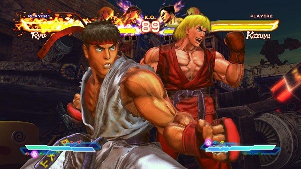 Szczypta obrazków z gry Street Fighter X Tekken