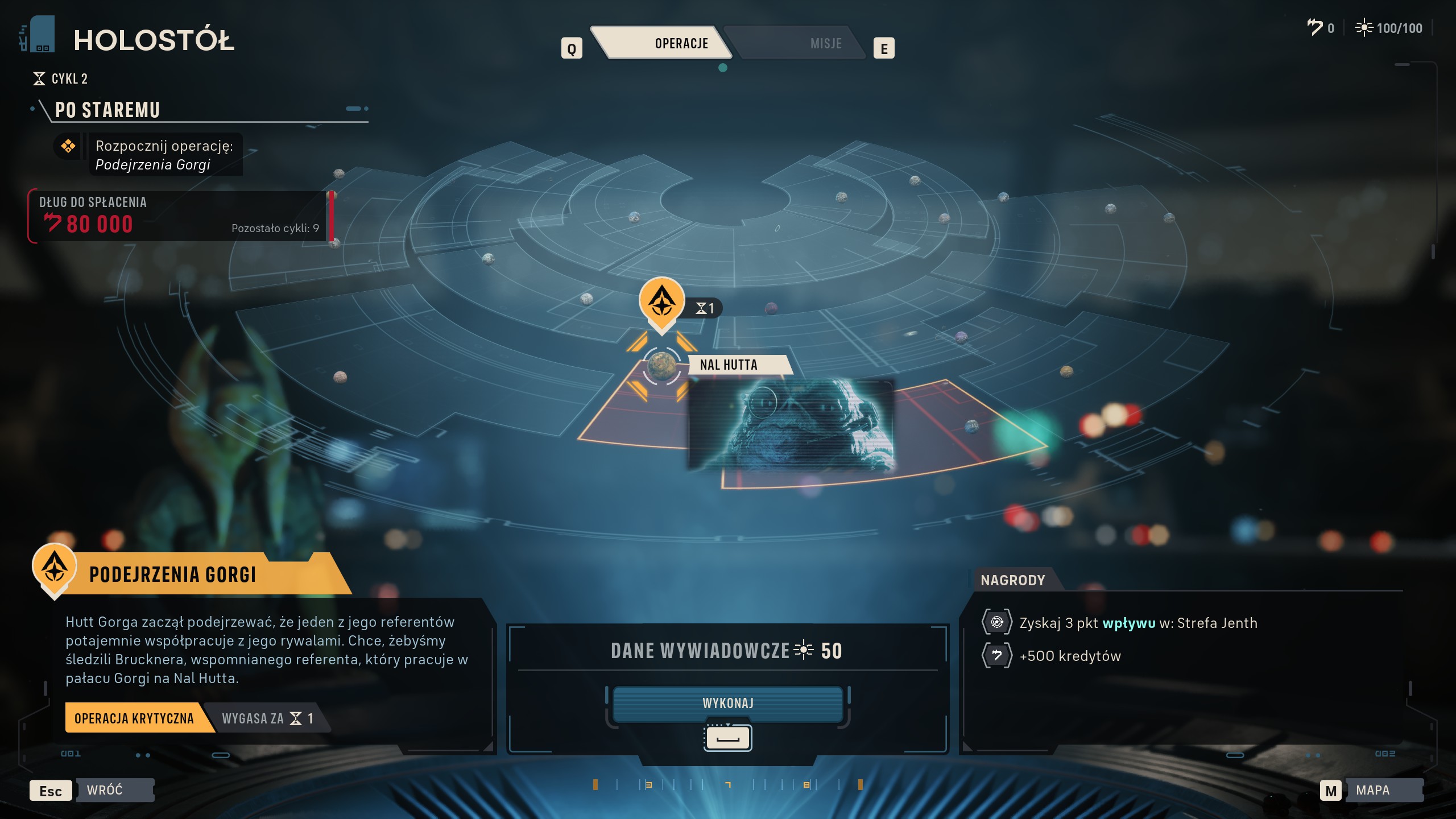 Holostół Star Wars Zero Company
