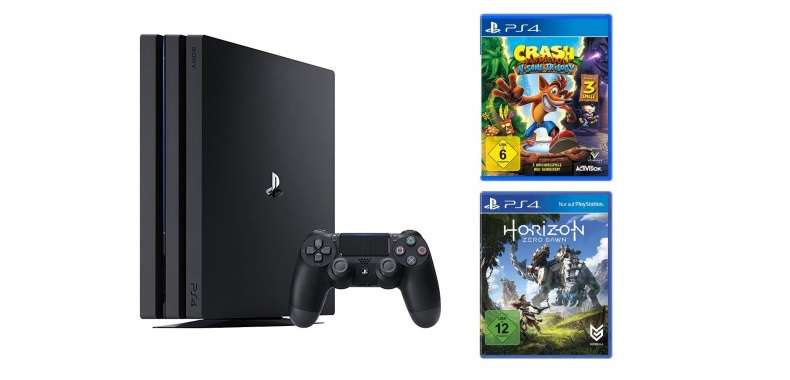 PlayStation 4 Pro + Horizon: Zero Dawn +  Crash Bandicoot N.Sane Trilogy za 1693 zł