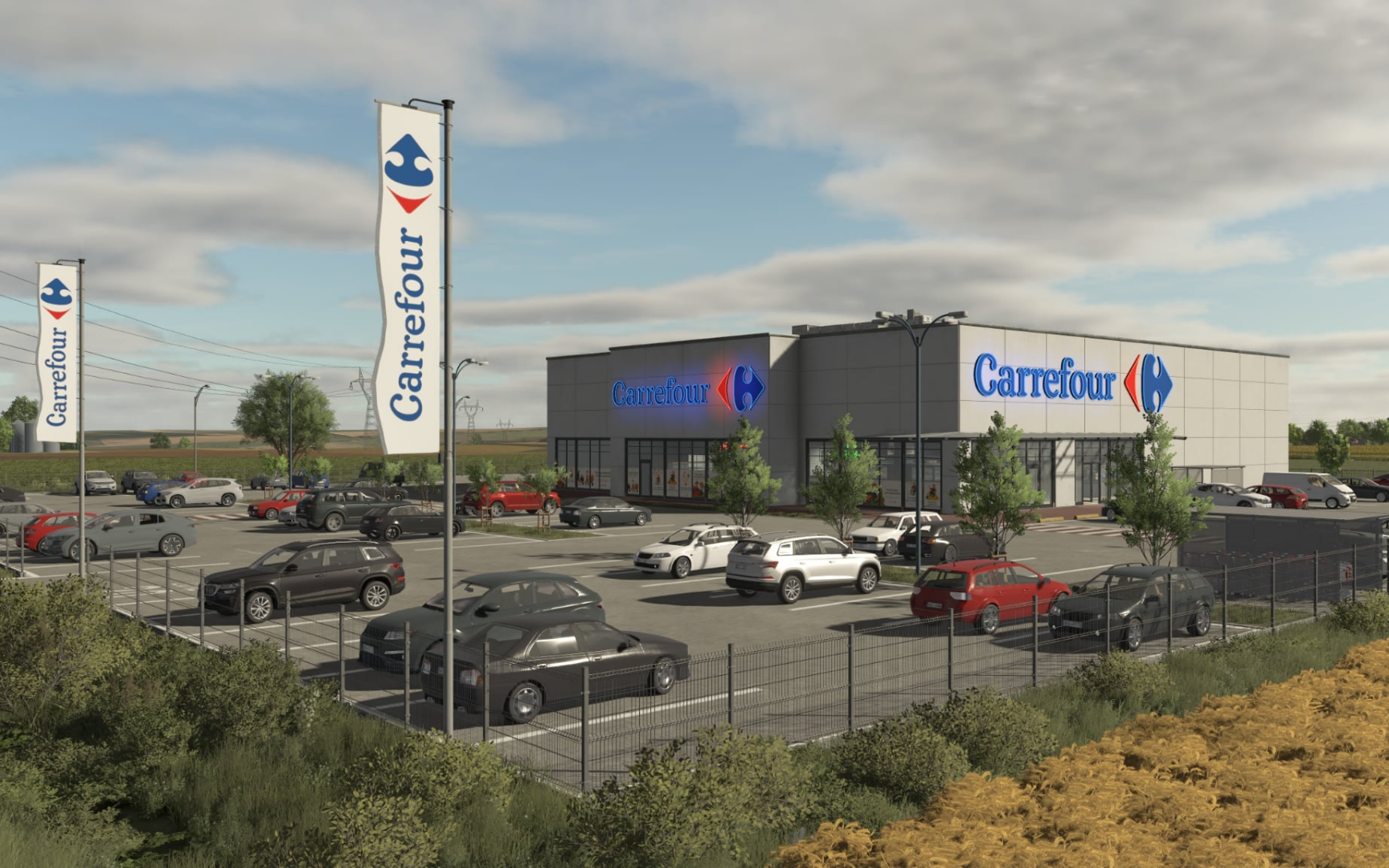 Carrefour wkracza do Farming Simulator 25. Stworzono polską modyfikację do rekrutacji prawdziwych rolników